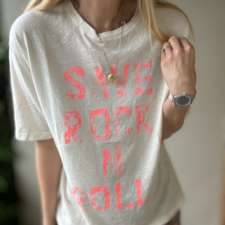 SAVE ROCK N ROLL Tee *NEW*