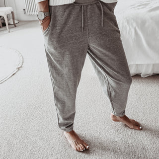 COLLEGE Heather grey super slouchy joggers *NEW*