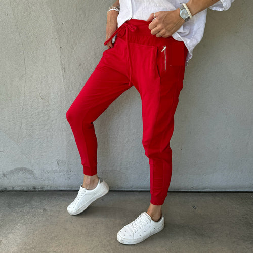 Red ULTIMATE joggers