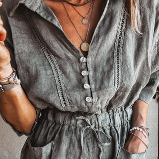 Verena light khaki playsuit *NEW*