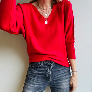 LEENA RED sweater *NEW*