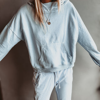ULTIMATE PALE BLUE ultimate super slouchy relaxed hoody *NEW*