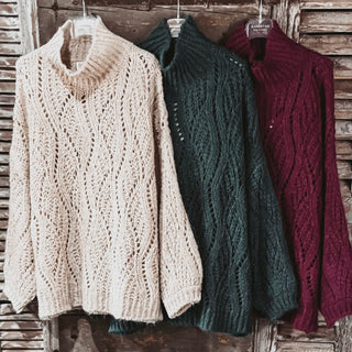 SAID MOSS GREEN vintage knit *NEW*