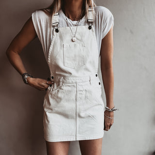 Dallas denim dungaree dress *NEW*