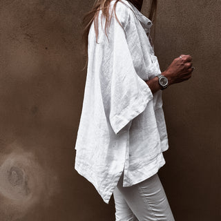 Tana linen white blouse *NEW*