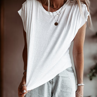 WHITE May TEE *NEW*
