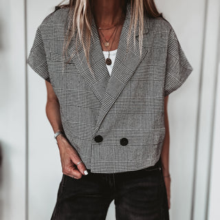 Madi Monochrome Check gilet *NEW*