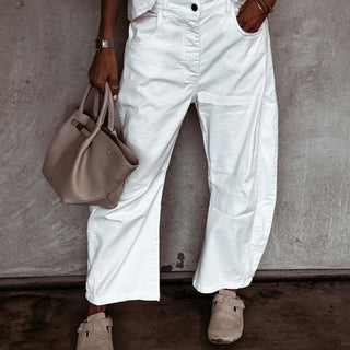 White Boston barrel jeans *NEW*