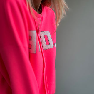 LOVE neon pink sweatshirt *NEW*