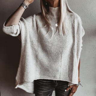 Milano WHITE HIGH NECK jumper *NEW*