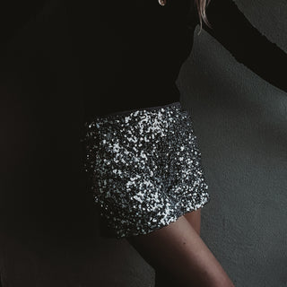 Rio SILVER Sequin HOT PANTS