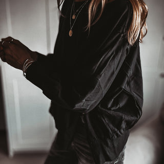 BLACK Perugia super slouchy sweatshirt *NEW*