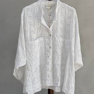 Pompani Broderie floaty Blouse *NEW*