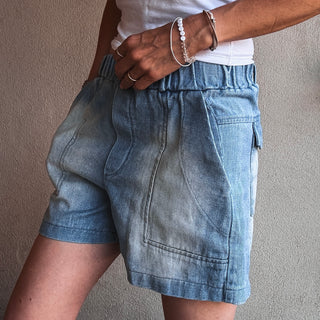 Dino Denim jogger shorts DENIM BLUE *NEW*