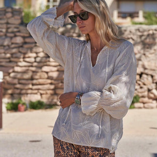 CREAM ceretto blouse  *NEW*