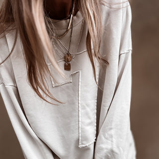 Vintage white 7 sweatshirt *PRE-ORDER*