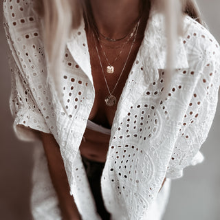 Oversized Laria Broderie Blouse *NEW*