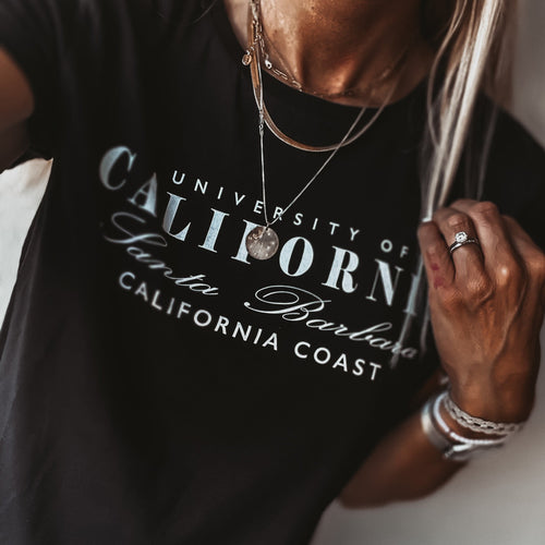 California black tee *size Uk 12-14*