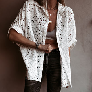 Oversized Laria Broderie Blouse *NEW*