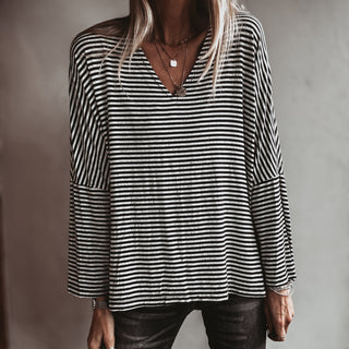 Montage V neck breton striped top *NEW*