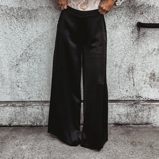 Black Verona palazzo pants
