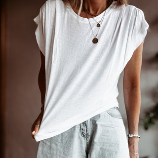 WHITE May TEE *NEW*