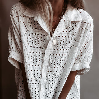 Oversized Laria Broderie Blouse *NEW*