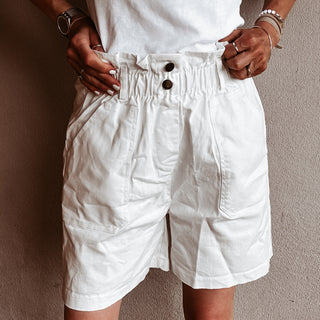 Poppy paperbag shorts CREAM