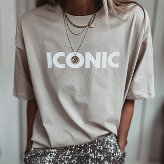 BEIGE ICONIC tee *NEW*