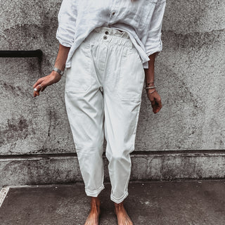 Cream Pippa paperbag jeans