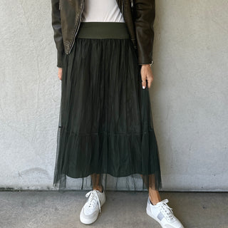 Keval KHAKI tulle skirt *NEW*