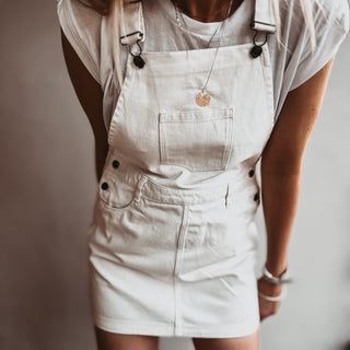 Dallas denim dungaree dress *NEW*