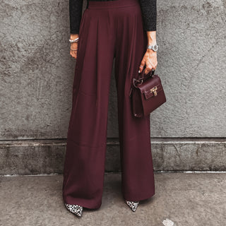 BURGUNDY Amy palazzo pants *NEW*