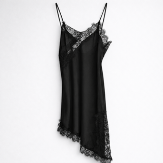 Black Lia Lace asymmetric cami dress *NEW*