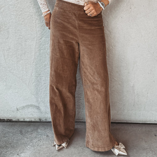 Ziggy baby cord CARAMEL trousers