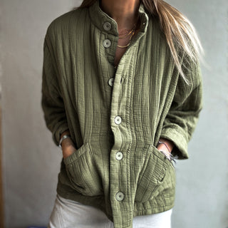 OLIVE GREEN quilted jacket *NEW*