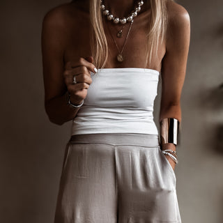 Bea White bandeau top *NEW*