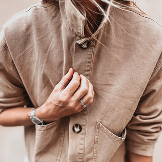 Sand denim jacket *NEW*