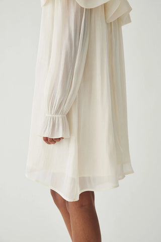 Vintage white Miya ruffle sheer dress *NEW*
