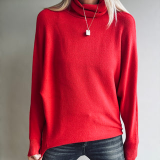 Red Lane roll neck jumper *NEW*