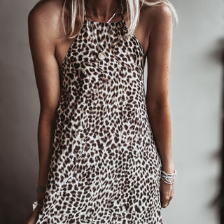 Leopard tie summer dress *NEW*