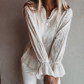 CREAM ceretto blouse  *NEW*