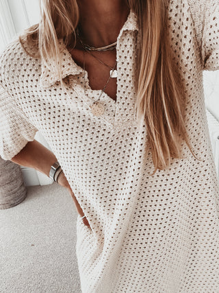 Kayenta Crochet CREAM dress