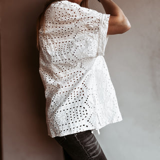 Oversized Laria Broderie Blouse *NEW*