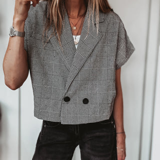 Madi Monochrome Check gilet *NEW*