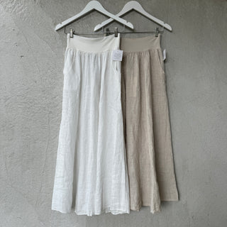 Loire linen BEIGE skirt *NEW*