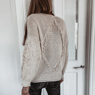 Cream Davina tassel knit  *NEW*