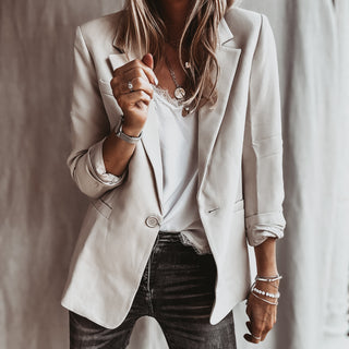 Oatmeal Mika blazer *NEW*