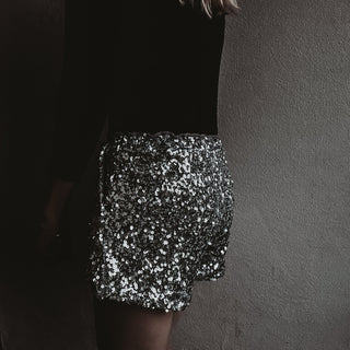 Rio SILVER Sequin HOT PANTS