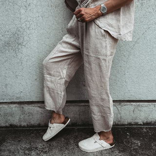 BEIGE Lima linen pants